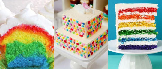 rainbow-cakes