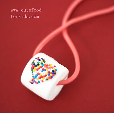 marshmallow necklace