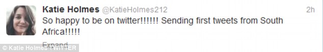 katie-holmes twitter-message